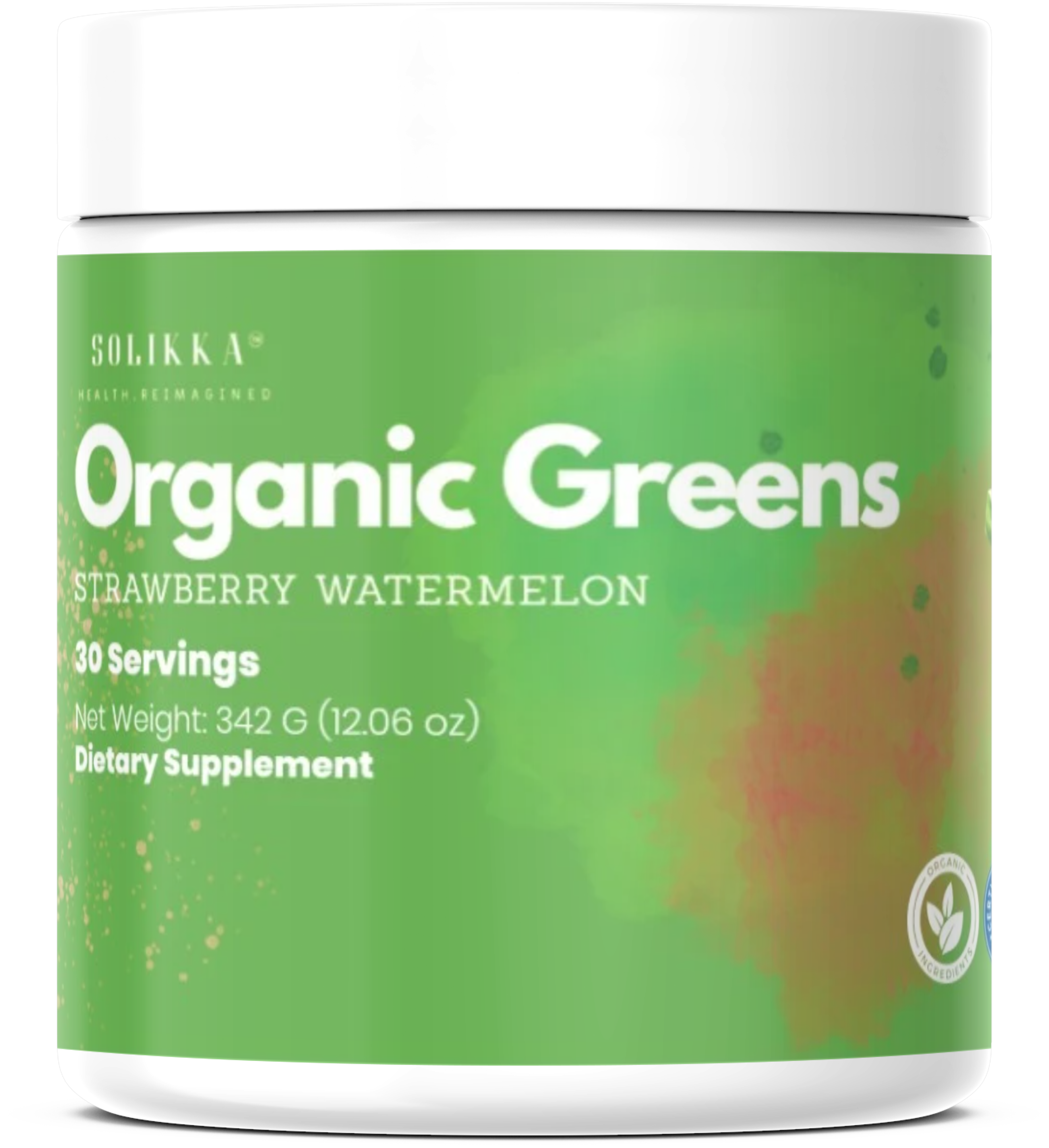 Organic Super Greens - Strawberry Watermelon