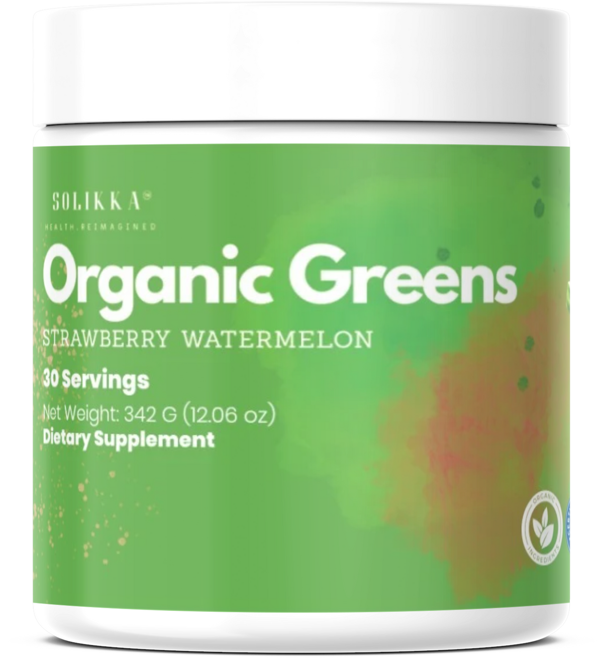 Organic Super Greens - Strawberry Watermelon