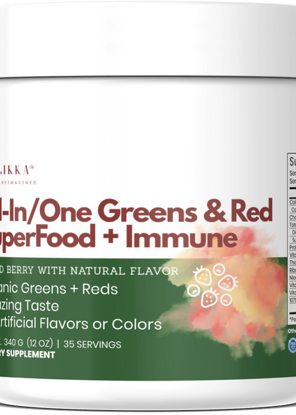 All-In/One Greens & Red SuperFood + Immune 270g Mixed Berry w/Natural Flavor