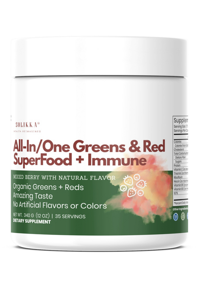 All-In/One Greens & Red SuperFood + Immune 270g Mixed Berry w/Natural Flavor