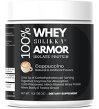 100% Whey Armor Isolate Protein Powder – Cappuccino Flavor (1 lb / 16 Servings)