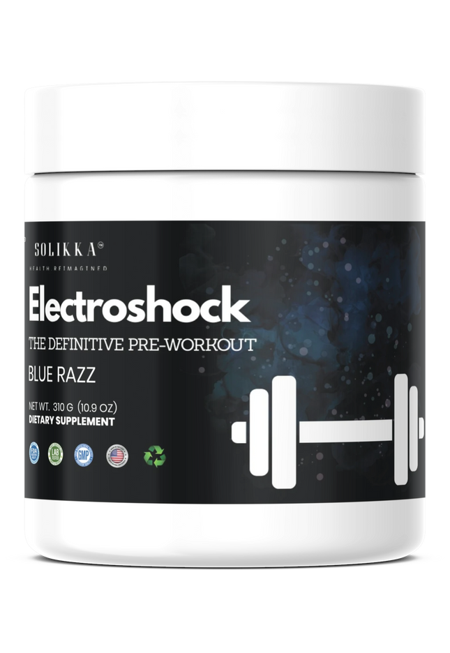 Electroshock - The Definitive Pre-Workout Blue Razz Flavor
