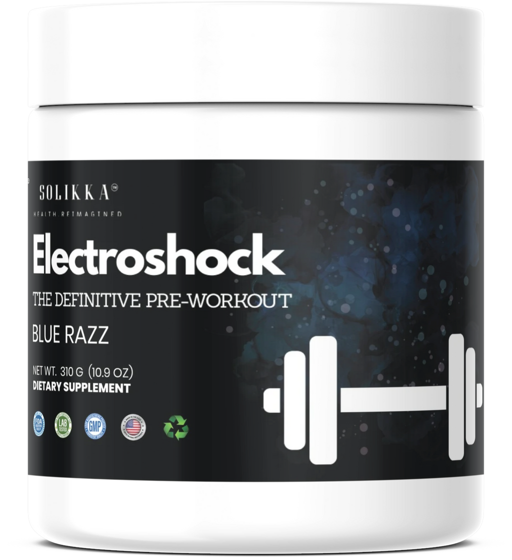 Electroshock - The Definitive Pre-Workout Blue Razz Flavor