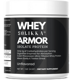 Whey Armor Isolate Protein Powder – 100% Whey Isolate, Unflavored (1 lb / 16 Servings)