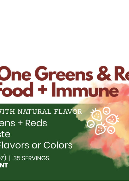 All-In/One Greens & Red SuperFood + Immune 270g Mixed Berry w/Natural Flavor