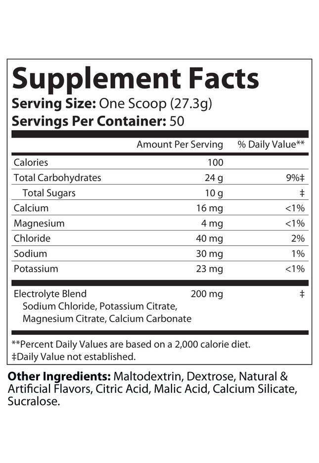 Recovery Carb + Electrolyte Summer Punch 1365g