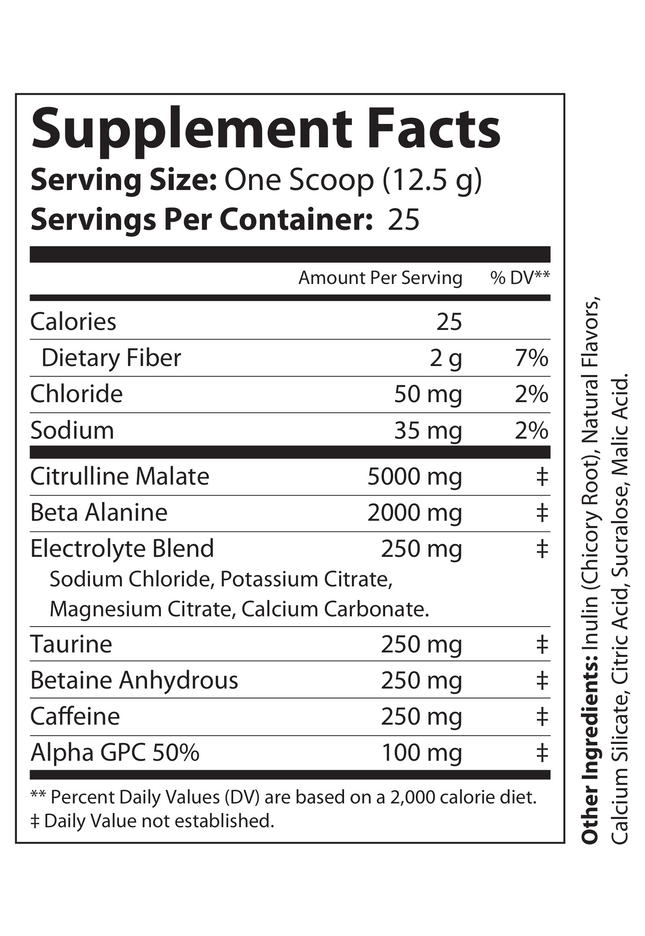Pump Pre-Workout Georgia Peach Rings 312g