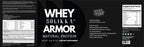 2lb Whey Armor Natural Protein Chocolate w/Stevia & Natural Flavor Non-GMO