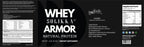 2lb Whey Armor Natural Protein Vanilla w/Stevia & Natural Flavor Non-GMO