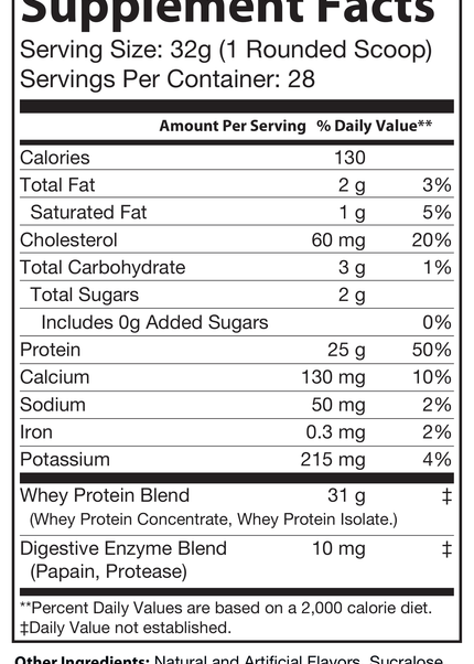 2lb Whey Cinnamon Swirl – 28 servings