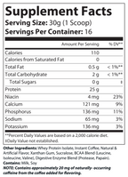 100% Whey Armor Isolate Protein Powder – Cappuccino Flavor (1 lb / 16 Servings)