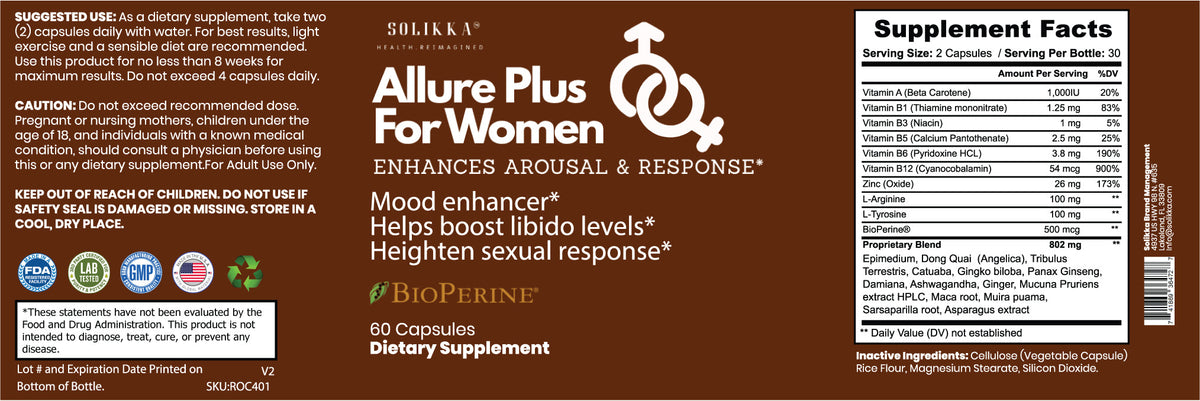 Female Libido Supplement - Restore Intimacy and Vitality