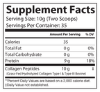 Collagen Peptides – Hydrolyzed Type 1 & 3 Collagen Powder (350g / 12.35 oz)