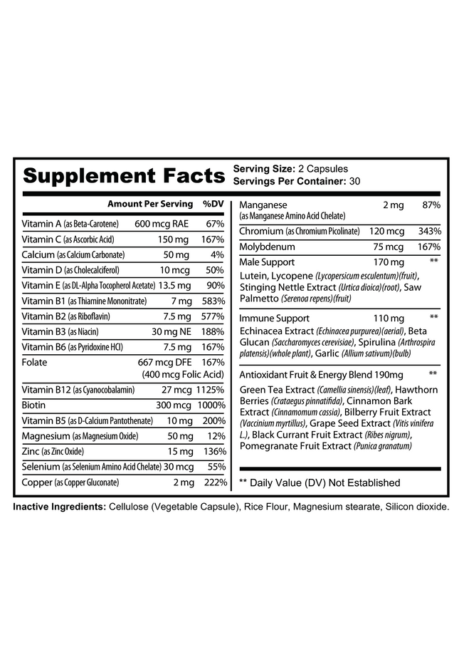 Ultra Multivitamin For Men
