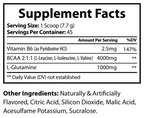 BCAA Powder – 2:1:1 Ratio with L-Glutamine, Fruit Punch (45 Servings)