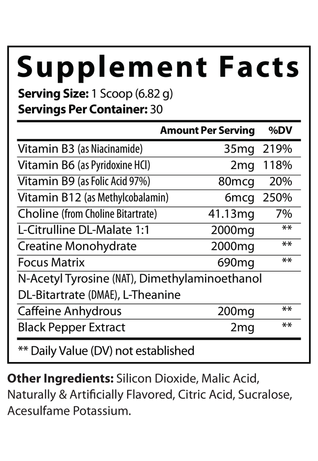 Pre-Workout (Fruit Punch)