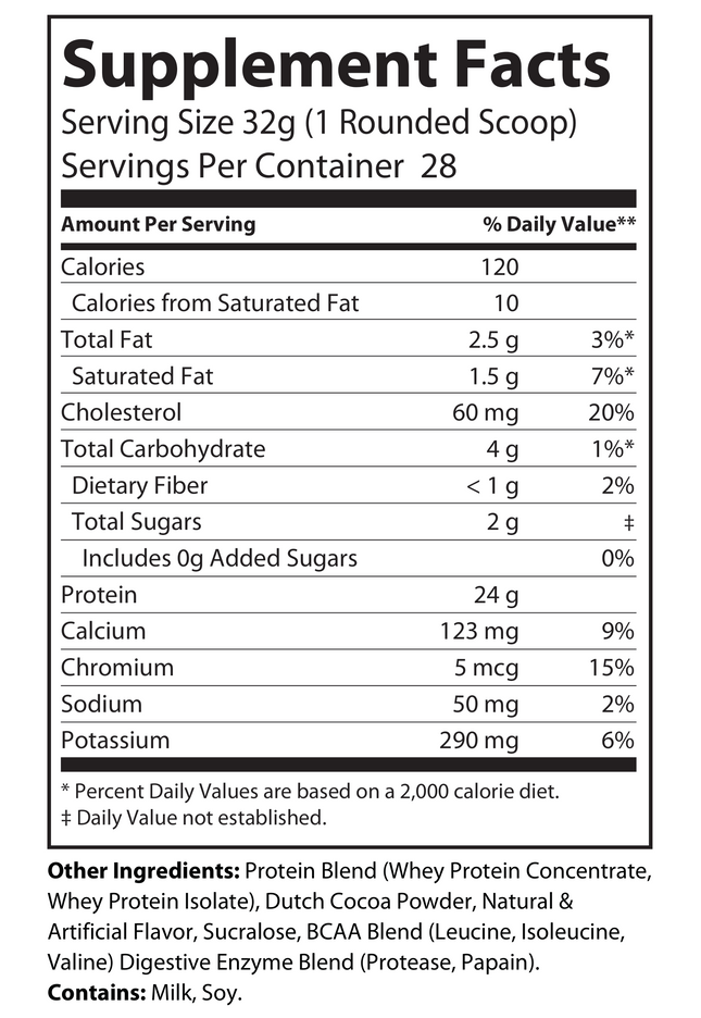 Protein Whey 2lb Chocolate