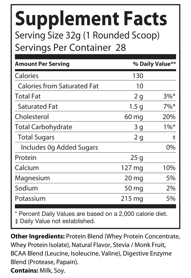 Protein Whey 2lb Vanilla