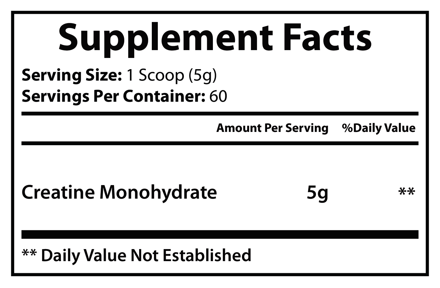 Creatine Powder 300mg