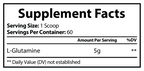 L-Glutamine Recovery Powder – 5g Pure L-Glutamine (60 Servings)