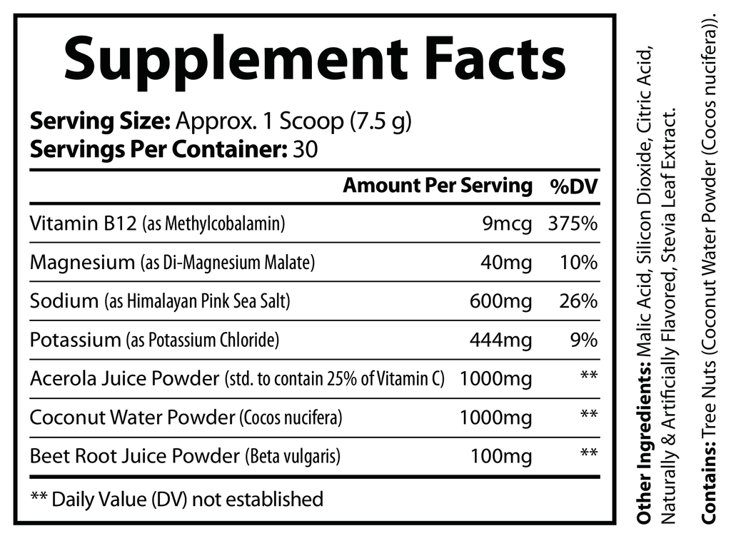 ION+ Electrolyte Hydration Complex – Blue Raspberry (30 Servings)