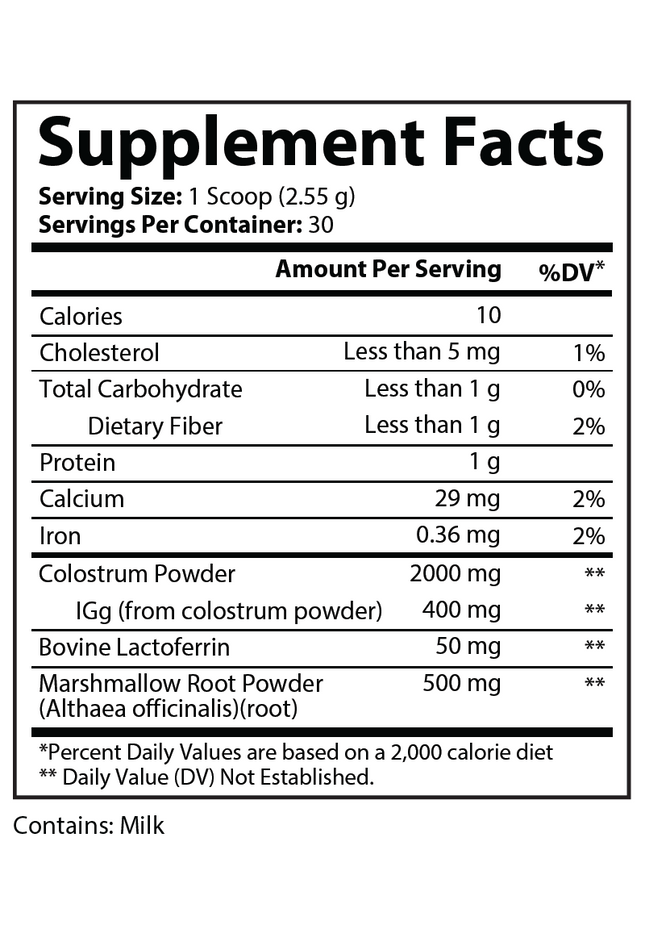 Primal Colustrum Powder 153 Grams