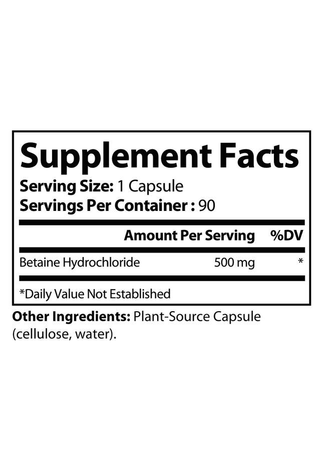 Betaine HCL Plus Medical Grade