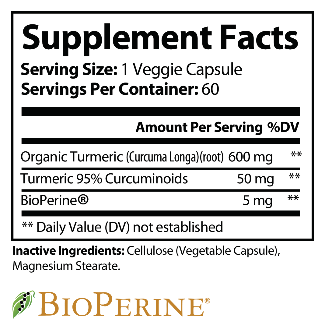 Turmeric w/BioPerine-650mg