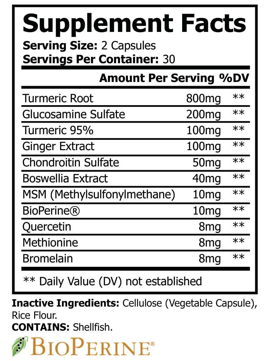 Platinum Turmeric Joint Support Plus