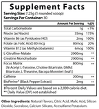 IgniteX Pre-Workout Formula – Energy + Focus Performance, Lemonade (30 Servings)