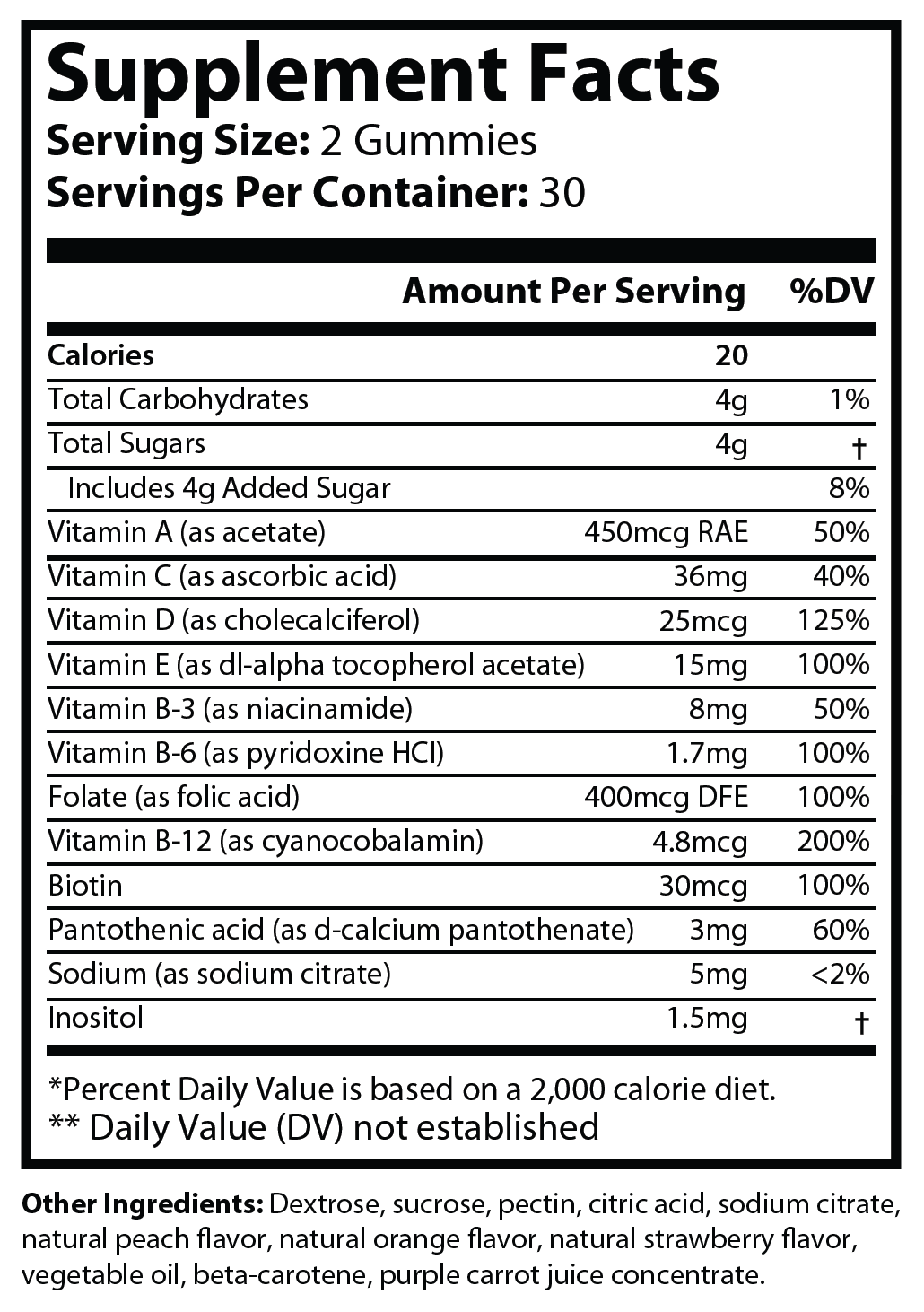 Hair vitamin Gummies