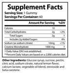 Super Creatine Gummies 1000mg