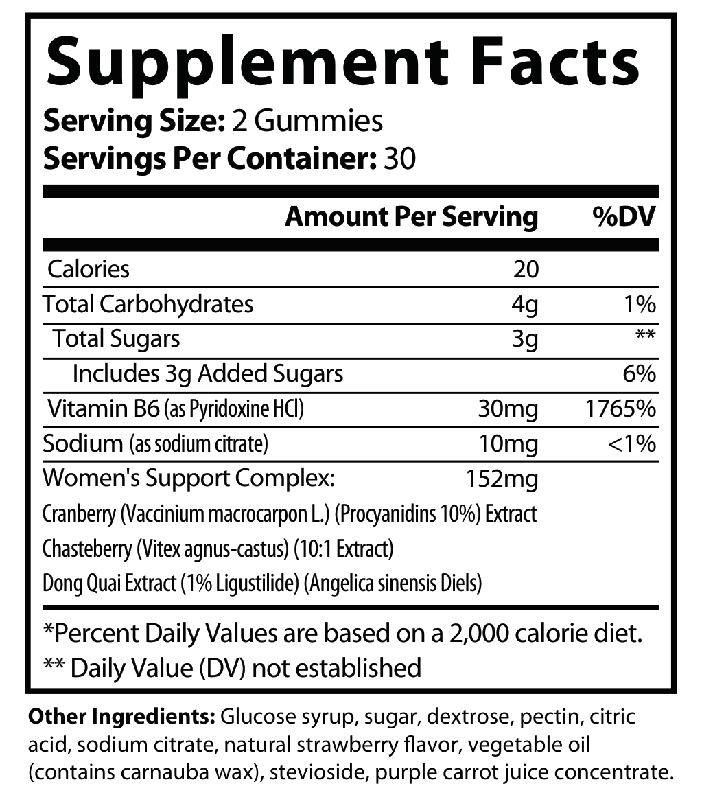 Premium Women's Hormonal Support Gummies