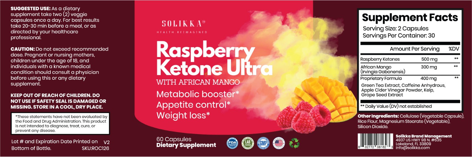 Raspberry Ketone Ultra Blend