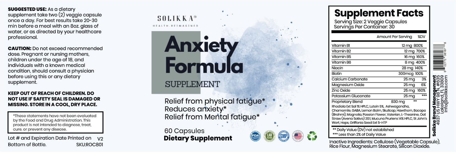 Anxiety Formula