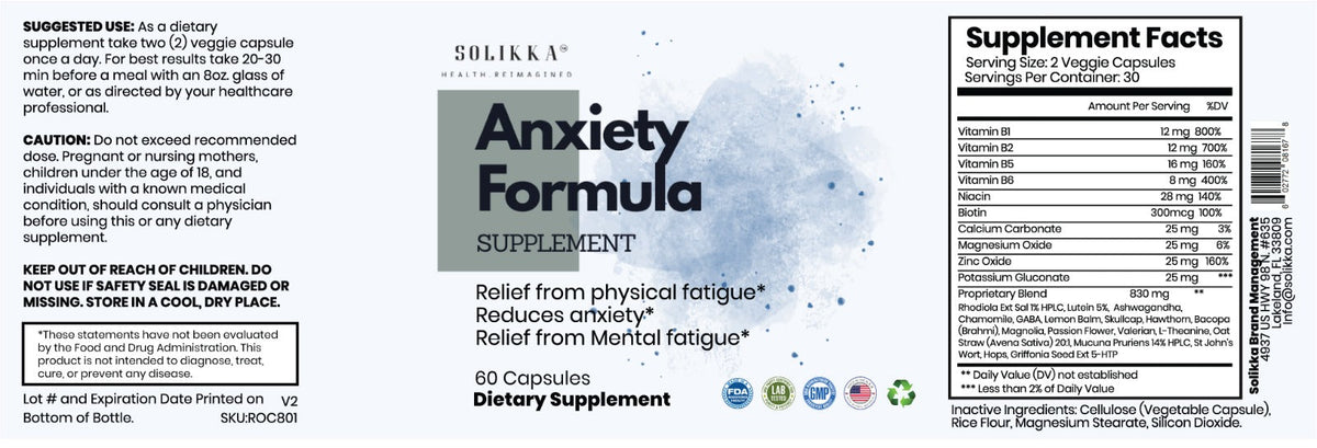 Anxiety Formula