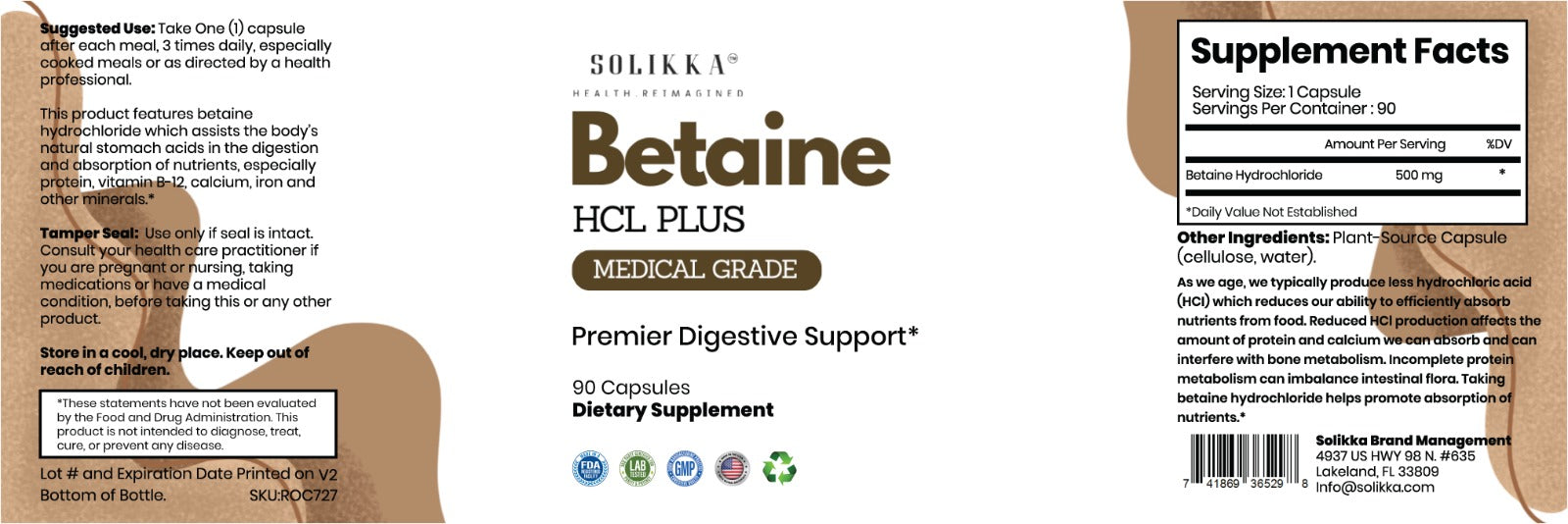 Betaine HCL Plus