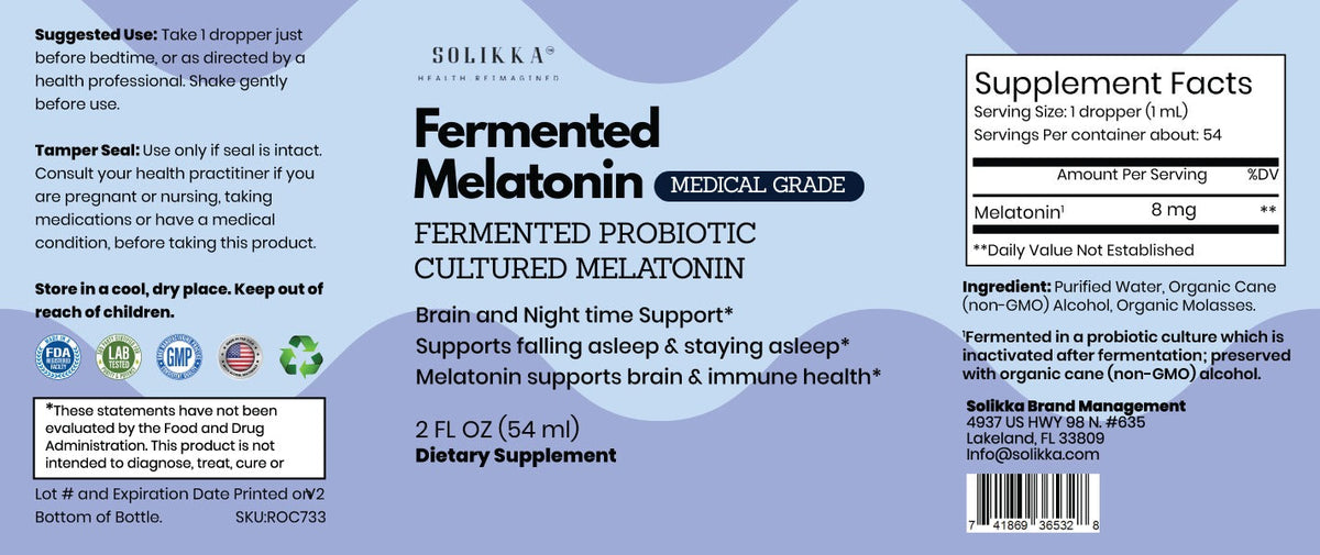 Fermented Melatonin 2 Fl. Oz. Medical Grade