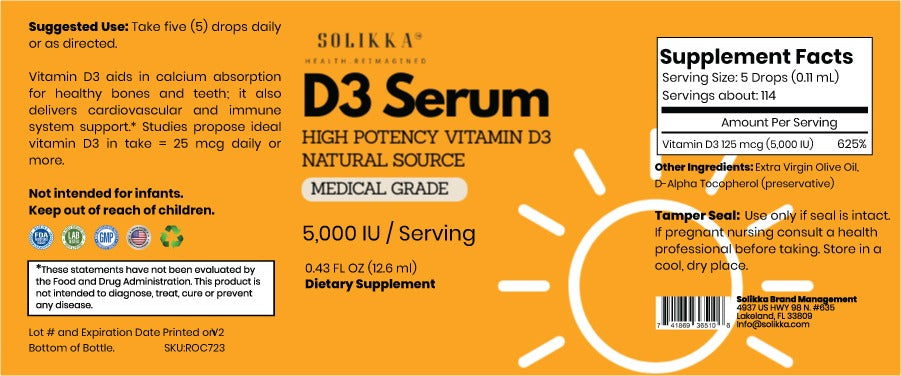 Liquid D3 Ultra Medical Grade