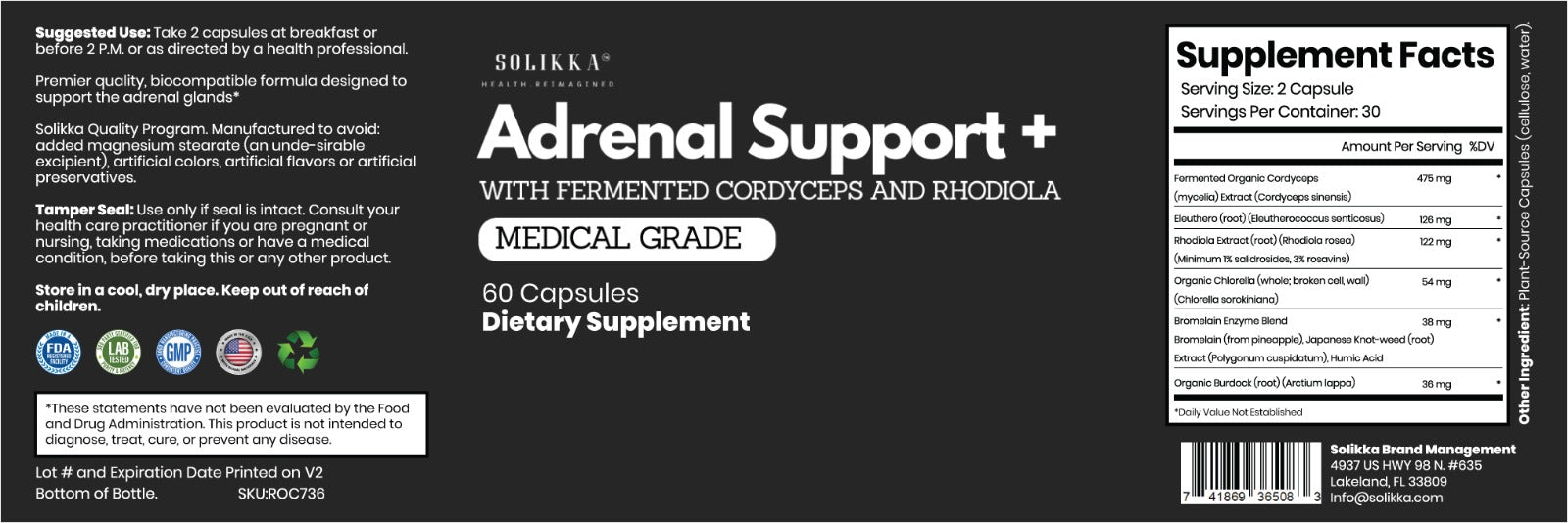 Adreanal Support Plus Medical Grade