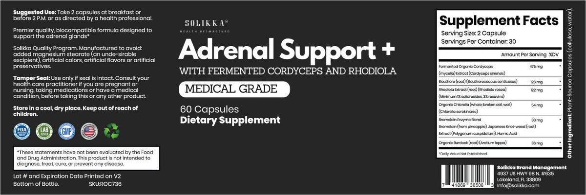 Adreanal Support Plus Medical Grade