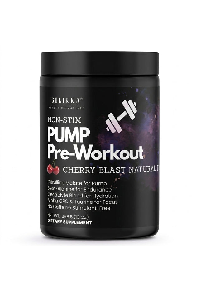 Pump Non-Stim Pre-Workout Cherry Blast 312g w/ Natural Flavor