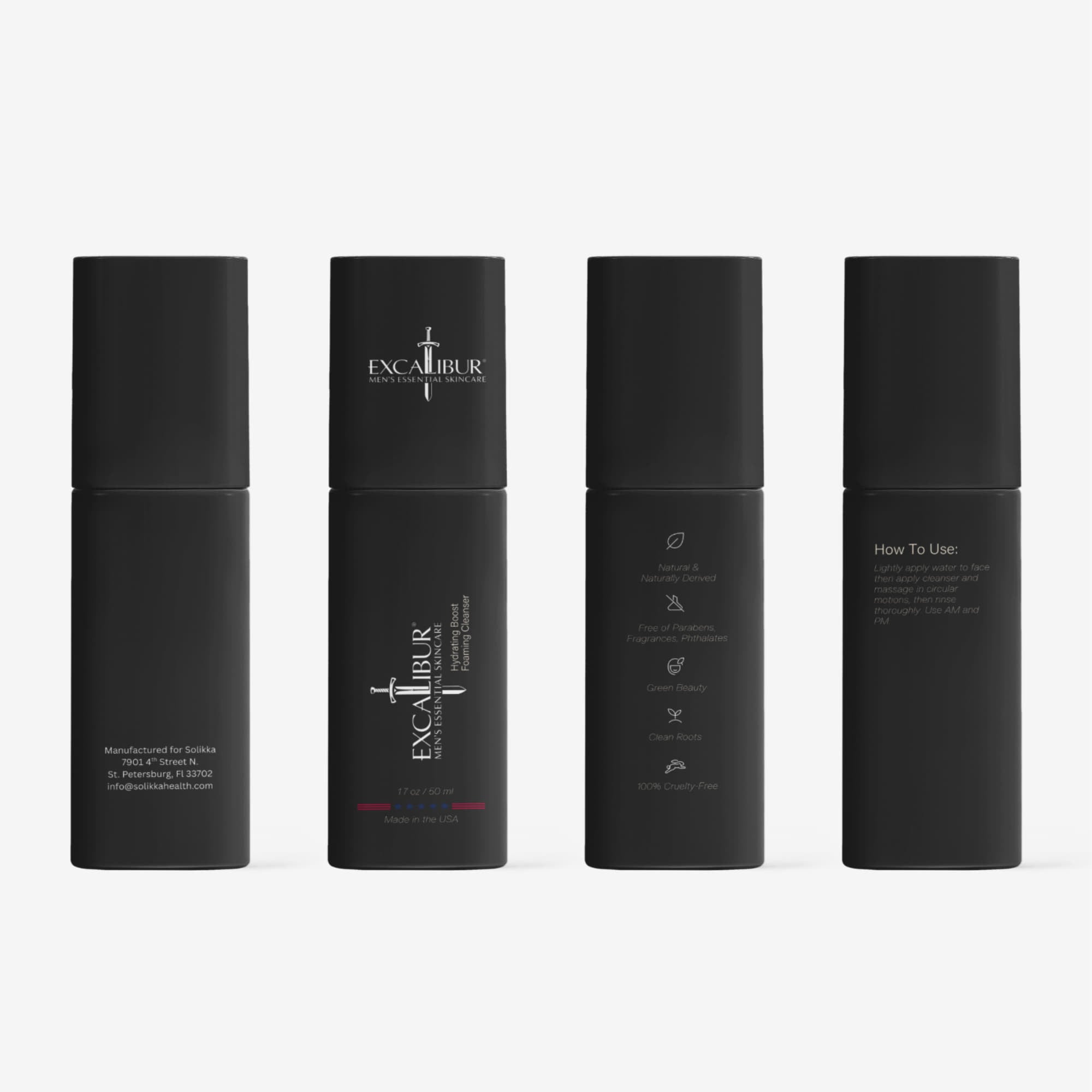 Excalibur-Foaming Cleanser for Men