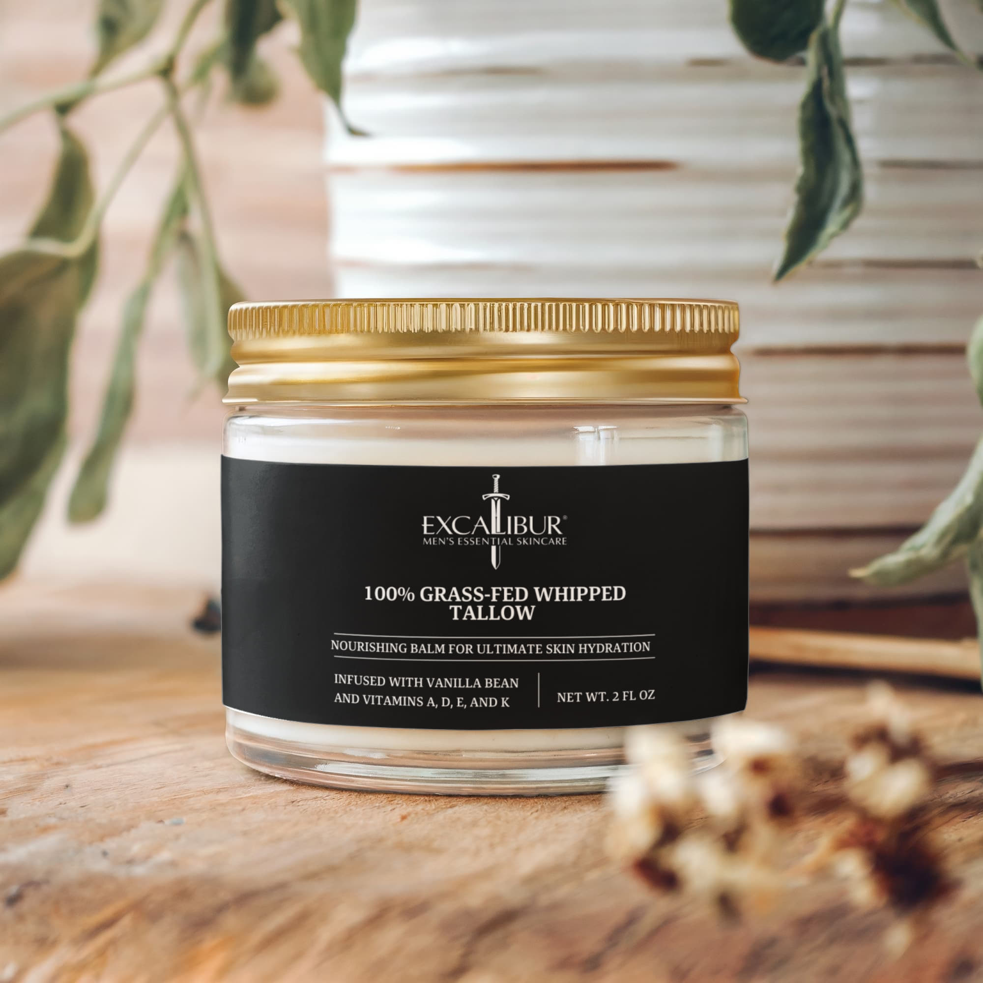 Excalibur-Whipped Grass-Fed Tallow for Men