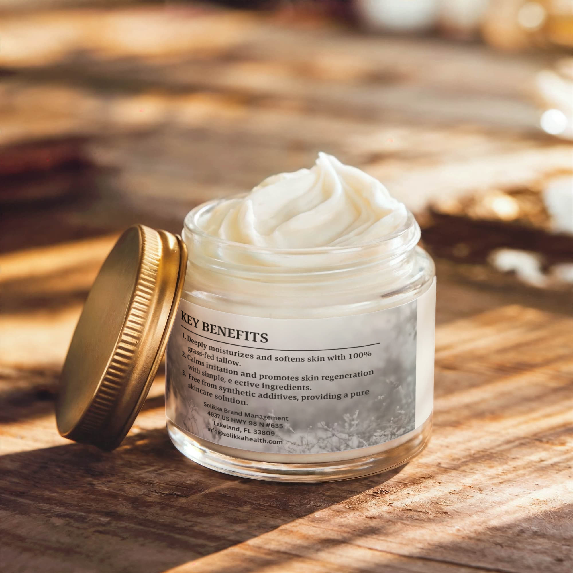 Bone & Butter Whipped Grass-Fed Tallow Balm with Vanilla Bean