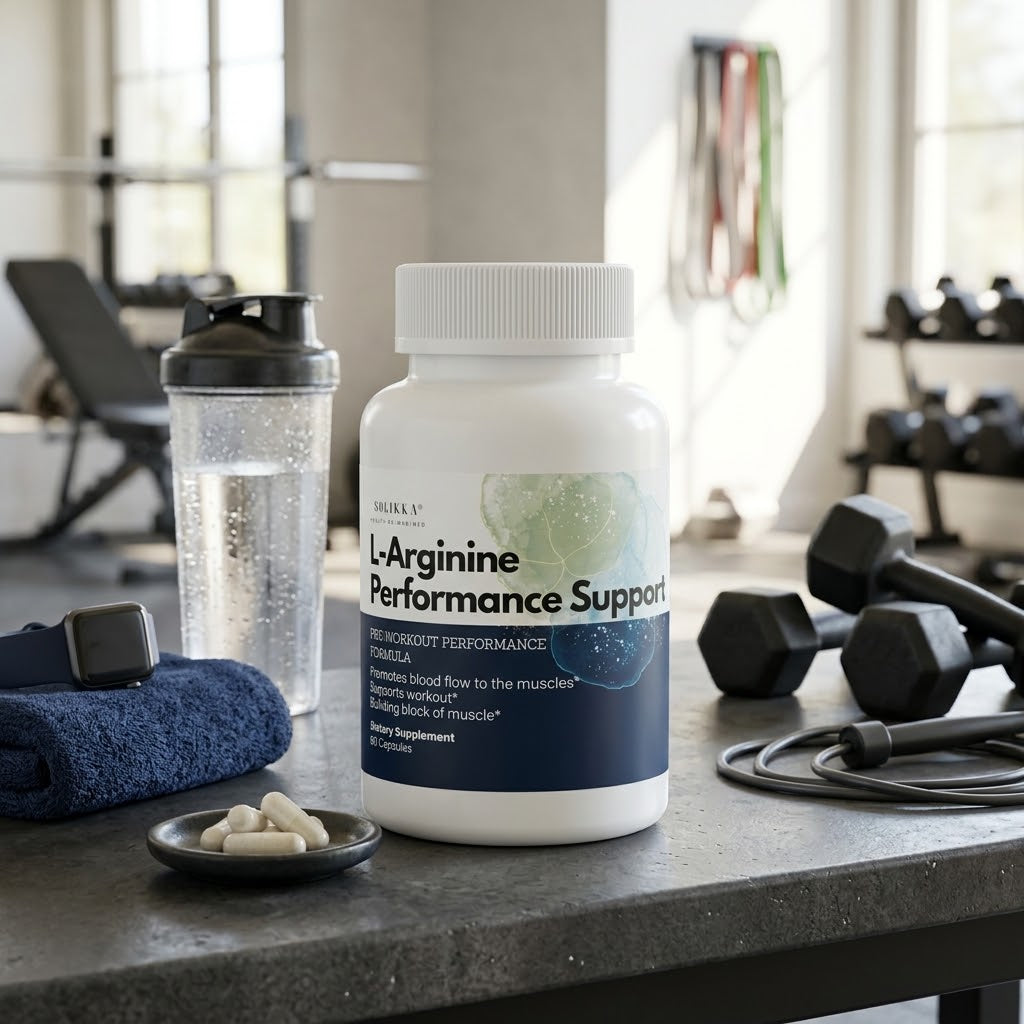 L-Arginine Performance Support – Pre-Workout Formula (60 Capsules)