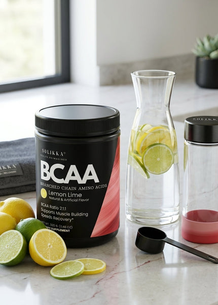 BCAA Lemon Lime 325g –with Glutamine 50 servings