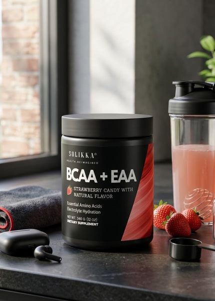 BCAA + EAA Strawberry Candy 300g w/Natural Flavor