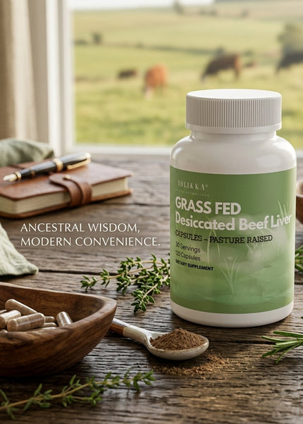 Grass Fed Desiccated Beef Liver Capsules – Pasture Raised