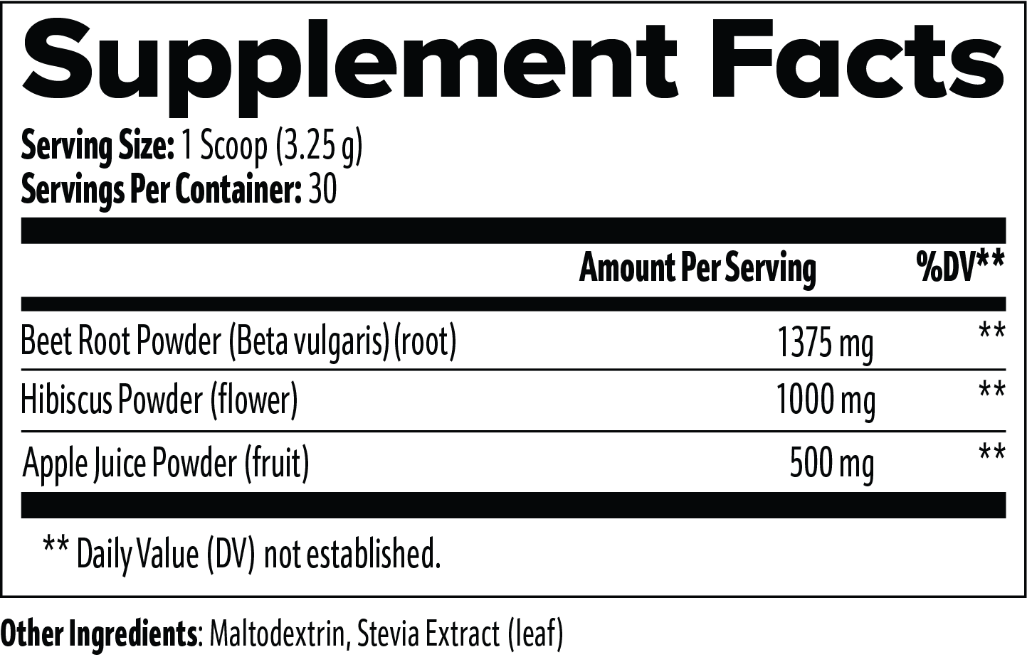 Beetroot Powder 3.44 Oz